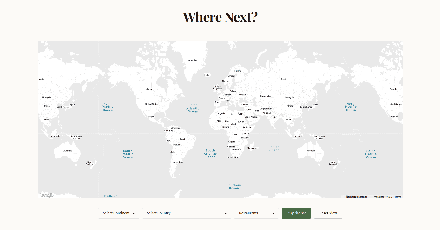 Where Next?